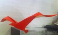 简易儿童手工折纸教程 海鸥的折法