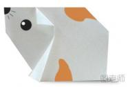 简易手工折纸 仓鼠的折法图解教程