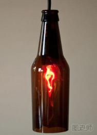 变废为宝：啤酒瓶DIY手工制作创意灯罩