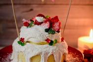 【图】圣诞款蝴蝶结蛋糕的做法