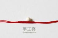 编织diy教程【图】 九乘藏式金刚结红手绳制作方法-进阶版