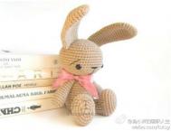【图】手工编织图解教程 可爱的小兔子