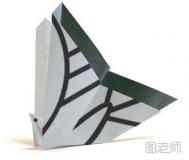 手工折纸教程 燕尾蝶的折纸方法图解