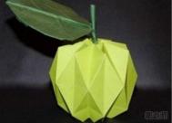 创意折纸教程 手工折纸立体苹果图解