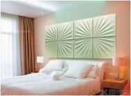 家居风水：3D背景墙_立体展示温馨卧室