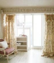 风水禁忌：乡村风格卧室窗帘设计

