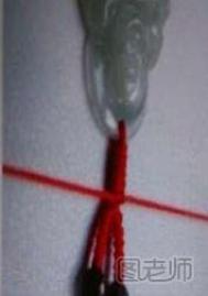 【图】手工编织图解教程 吊坠的绑法
