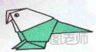 儿童折纸教程图解 可爱小鸡仔的折法