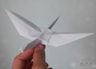 动物折纸教程 纸蜻蜓的折法