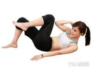 瘦腰瑜伽组合图片 消除腰腹部顽固脂肪