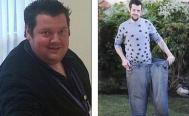 英国300多斤重“励志哥”10个月减肥2百斤