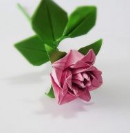 折纸卷心玫瑰图解教程