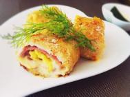 怎样做#蔡澜的花花世界#----芝士鸡肉蛋卷最好吃