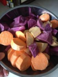 红薯紫薯糖水做法图解