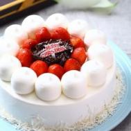 草莓果冻装饰蛋糕的家常做法