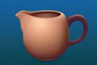 Photoshop制作一个精致的陶瓷茶壶