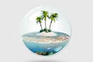Photoshop制作一个热带海洋风格水泡图标