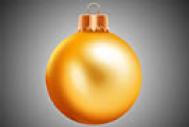 Photoshop制作一个漂亮的金色圣诞球