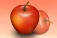 Photoshop制作一个简单的红苹果