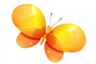 Photoshop制作可爱的橙色水晶小蝴蝶