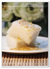 怎么做属于桂花飘香季的的美丽甜品-----------水晶桂花糕好吃