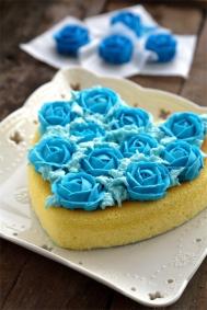 【番茄配方】蓝色妖姬芝士蛋糕——情人节花与蛋糕缺一不可怎么做最好吃