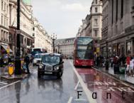 Photoshop给城市街道照片添加雨后效果图