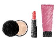 Photoshop鼠标绘制手绘风格化妆品产品