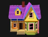 Photoshop绘制立体效果的彩色房子