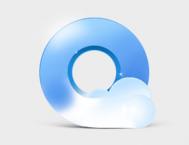 Photoshop绘制蓝色立体风格的QQ浏览器图标