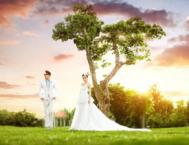 Photoshop调出灰蒙蒙的婚片唯美的夕阳效果