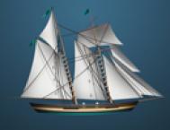 Photoshop绘制逼真的立体效果帆船图标