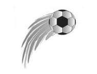 CorelDRAW绘制在草地上飞翔的足球
