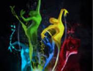 Photoshop合成教程：制作五彩动感的颜料舞者