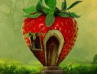 Photoshop合成可爱的红色草莓房屋教程