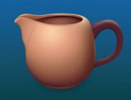 Photoshop绘制立体效果的陶瓷茶壶
