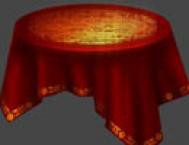 Photoshop绘制喜庆的红色桌布