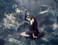 Photoshop合成暗色效果的地狱女战士