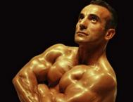 Photoshop调出质感古铜色的健美肌肉男效果