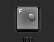Photoshop绘制有水滴的键盘按键ICON图标