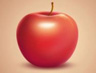 Photoshop绘制立体感效果的红苹果