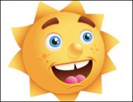 Illustrator绘制快乐微笑的矢量太阳