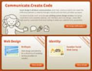 橙色系的标志与网站界面设计欣赏