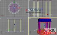 3Dmax制作别致巧妙的欧式凉亭(2)