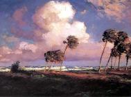 美国Albert Ernest Backus风景油画作品