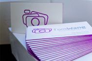 精美漂亮的紫色系名片设计分享