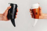 创意羊角咖啡杯产品设计欣赏