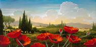 Kevin Sloan油画作品欣赏：盛开的花朵