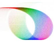 PS描边路径功能设计漂亮的彩色曲线