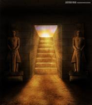 Photoshop设计恐怖气氛的古埃及墓穴教程